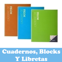 Cuadernos, blocks y libretas