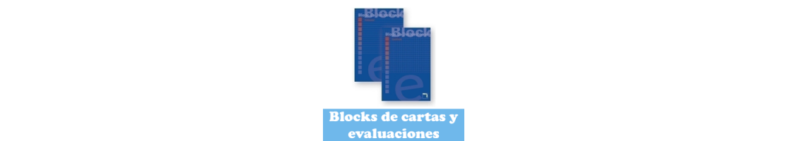 Blocks de cartas y evaluaciones