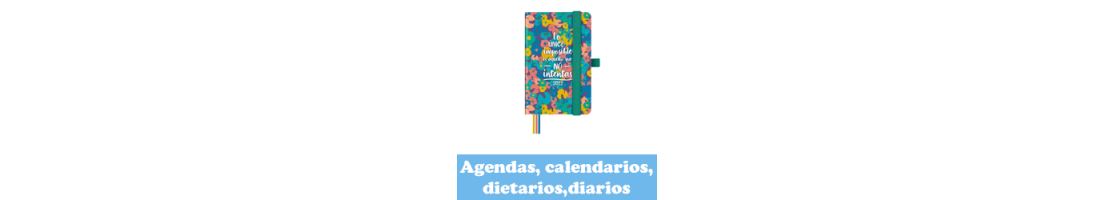 Agendas, calendarios, dietarios, diarios