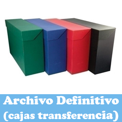 Archivo definitivo (cajas transferencia)