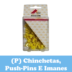 (P) Chinchetas, push-pins e imanes