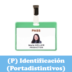 (P) Identificación (portadistintivos)