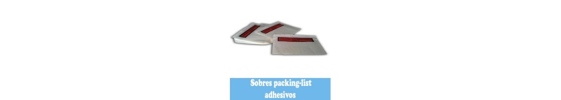 Sobres packing-list adhesivos