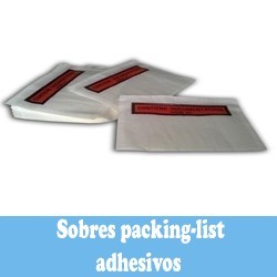 Sobres packing-list adhesivos